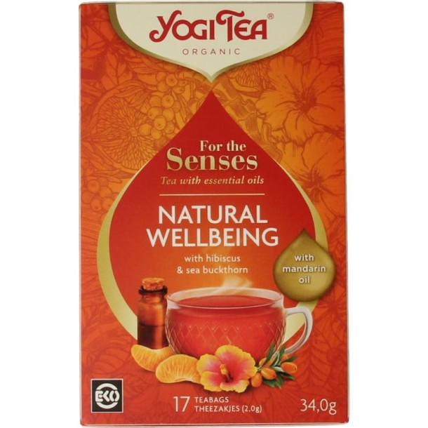 Yogi Tea For the sence natural wellness bio (17 Zakjes)