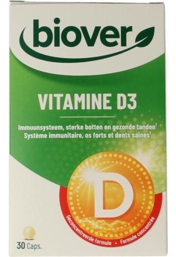 Biover Vitamine D3 (30 Capsules)