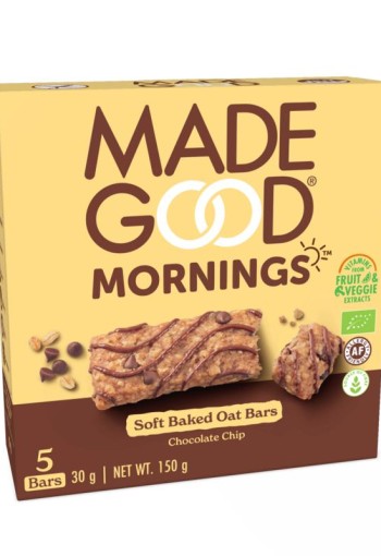 Madegood Morning bar chocolate chip bio (5 Stuks)