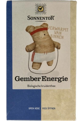 Sonnentor Gember energie thee bio (18 Zakjes)