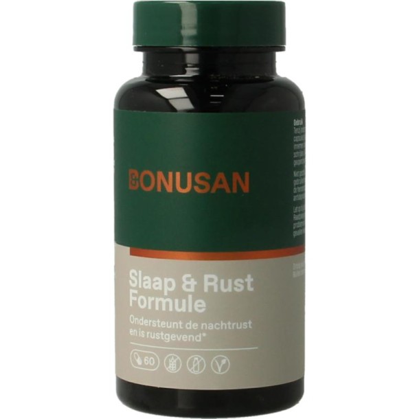 Bonusan Slaap & rust formule (60 Vegetarische capsules)