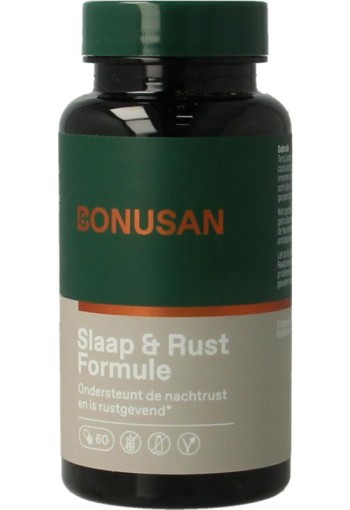 Bonusan Slaap & rust formule (60 Vegetarische capsules)
