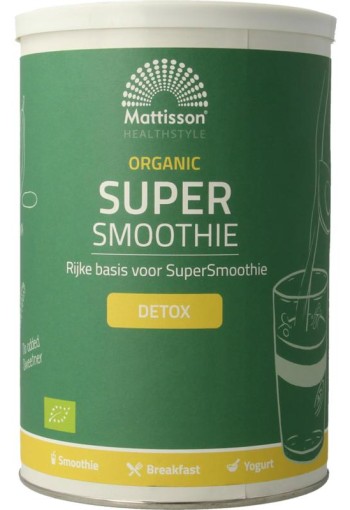 Mattisson Organic supersmoothie detox bio (500 Gram)
