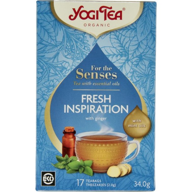 Yogi Tea For the sences fresh bio (17 Zakjes)