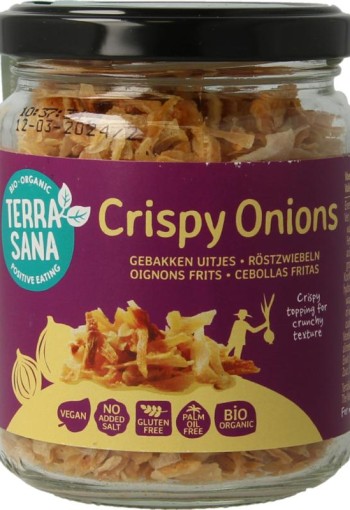 Terrasana Indonesische gebakken uitjes bio (75 Gram)