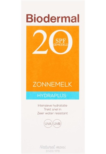 Biodermal Hydra Plus Zonnemelk milk SPF20 200 ml 