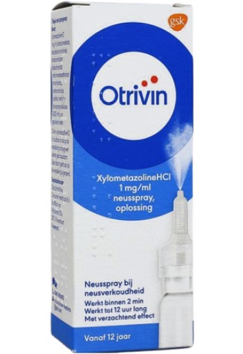 Otrivin Spray 1 mg verzachtend 12+ jaar (10 Milliliter)
