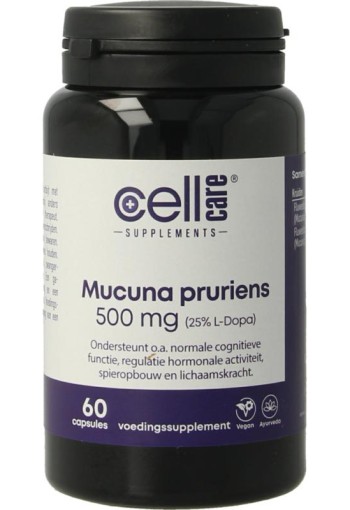 Cellcare Mucuna pruriens 500mg (25% L-dopa) (60 Capsules)