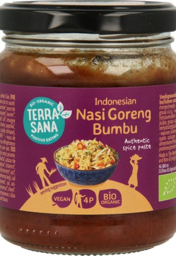Terrasana Indonesische nasi goreng boemboe bio (200 Gram)