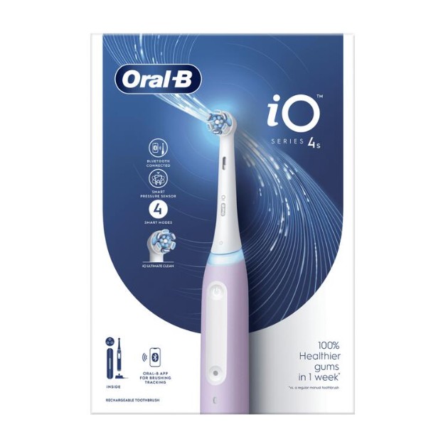 Oral-B iO 4S Lavender Elektrische Tandenborstel By Braun