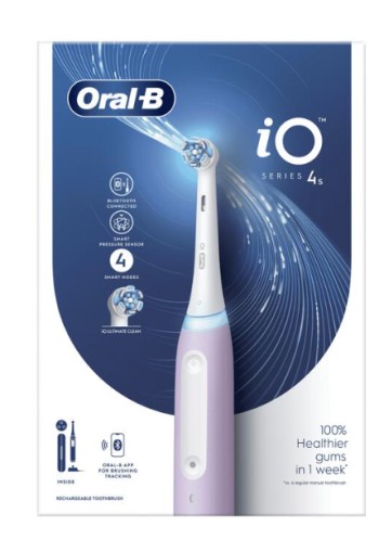 Oral-B iO 4S Lavender Elektrische Tandenborstel By Braun