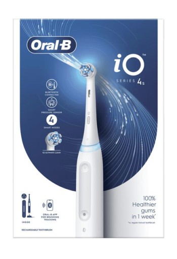Oral-B iO 4S Wit Elektrische Tandenborstel By Braun