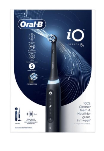 Oral-B iO 5S Zwart Elektrische Tandenborstel By Braun