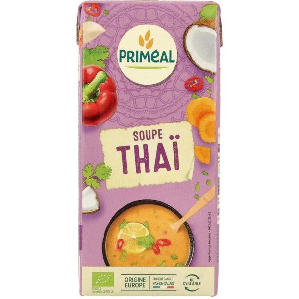 Primeal Thaise soep bio (330 Milliliter)