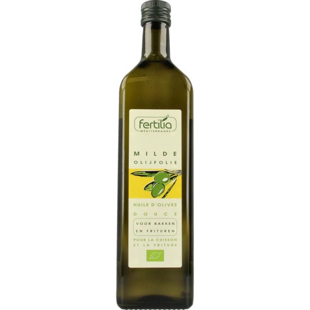 Fertilia Olijfolie mild voor bakken en braden bio (1 Liter)