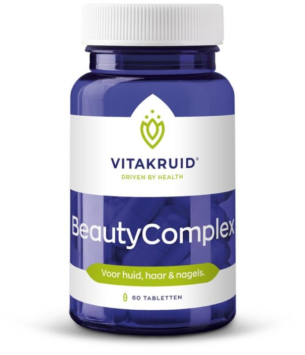 Vitakruid BeautyComplex met Keratine Hyaluronzuur & biotine (60 Tabletten)