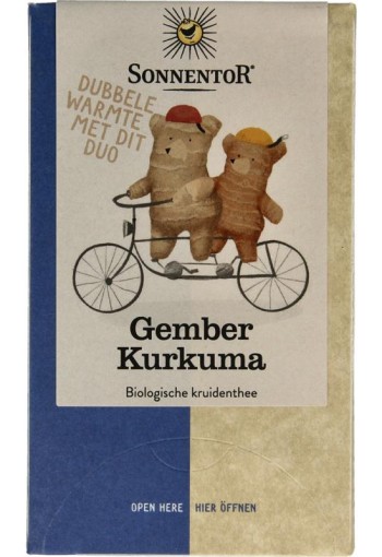 Sonnentor Gember curcuma thee bio (18 Zakjes)
