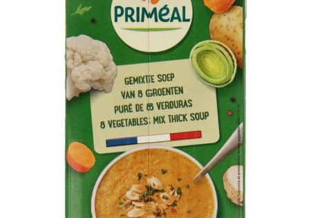 Primeal Groentesoep met 8 groentes bio (1 Liter)