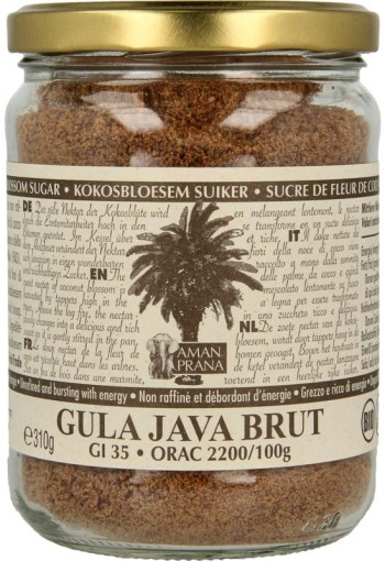 Amanprana Gula java brut bio (310 Gram)