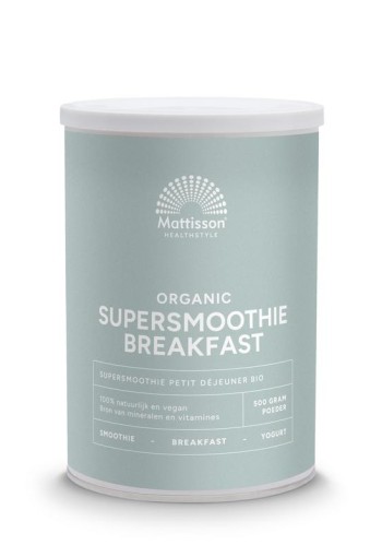 Mattisson Organic supersmoothie breakfast bio (500 Gram)