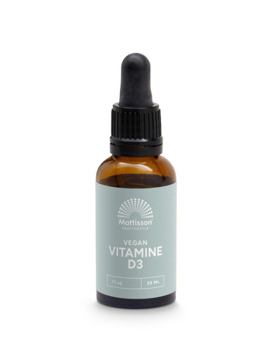 Mattisson Vitamine D3 25mcg vegan druppels (25 Milliliter)