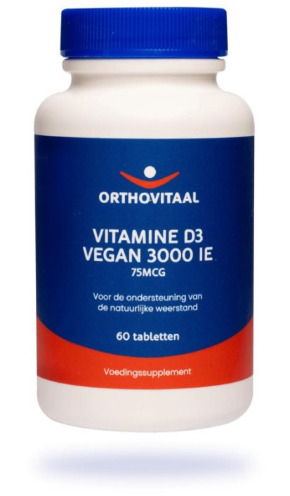 Orthovitaal Vitamine D3 3000IE vegan (60 Tabletten)