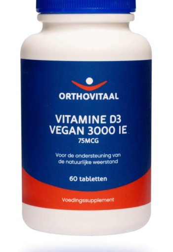 Orthovitaal Vitamine D3 3000IE vegan (60 Tabletten)