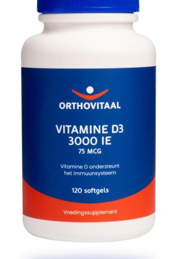Orthovitaal Vitamine D3 3000IE (120 Softgels)