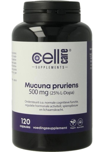 Cellcare Mucuna pruriens 500mg (25% L-dopa) (120 Capsules)