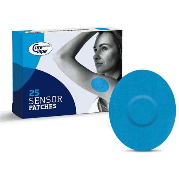 Cure Tape Sensor patch blue (25 Stuks)