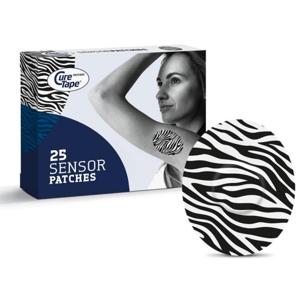 Cure Tape Sensor patch zebra (25 Stuks)