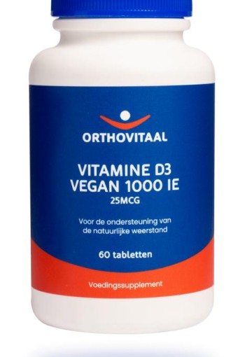 Orthovitaal Vitamine D3 1000IE vegan (60 Tabletten)