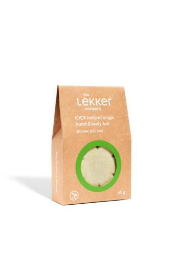 Lekker Company Natuurlijke bodybar shower par-tea (65 Gram)