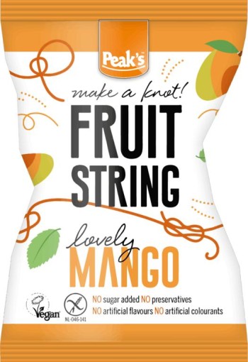 Peak's Fruit string mango glutenvrij (14 Gram)