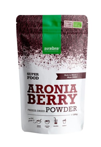 Purasana Aronia appelbespoeder vegan bio (200 Gram)