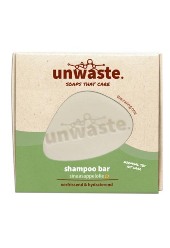 Unwaste Shampoo bar sinaasappelolie (1 Stuks)