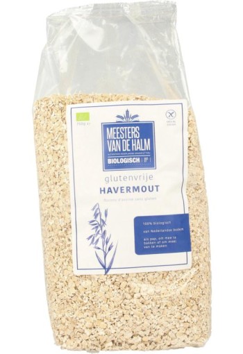 De Halm Havermout glutenvrij bio (750 Gram)
