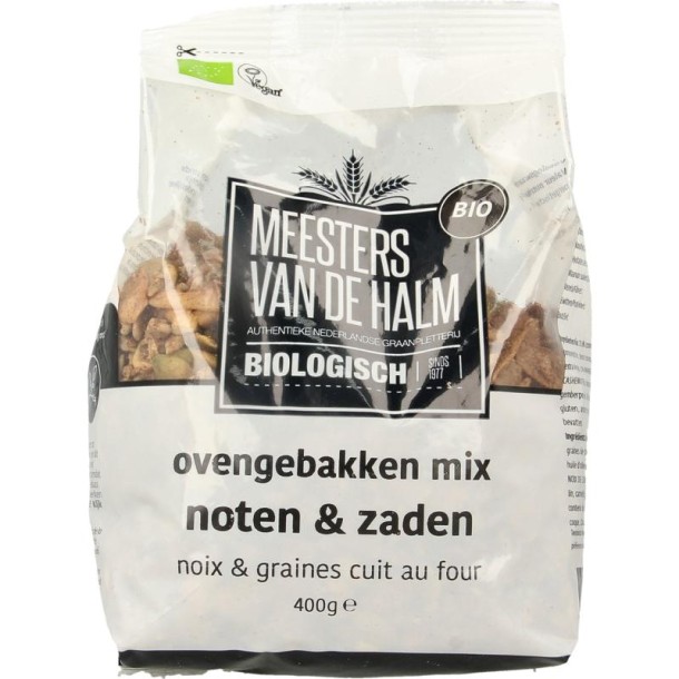 De Halm Ovengebakken noten en zaden bio (400 Gram)