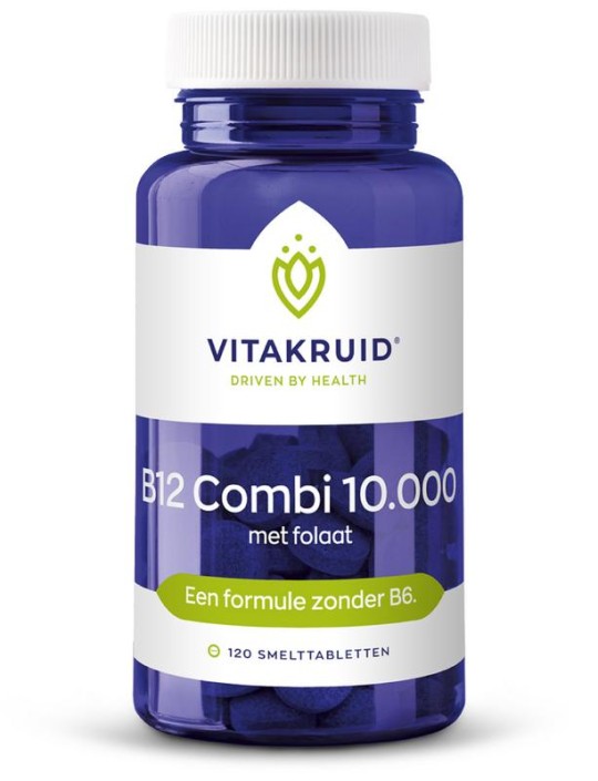 Vitakruid B12 Combi 10.000 met folaat (120 Smelttabletten)
