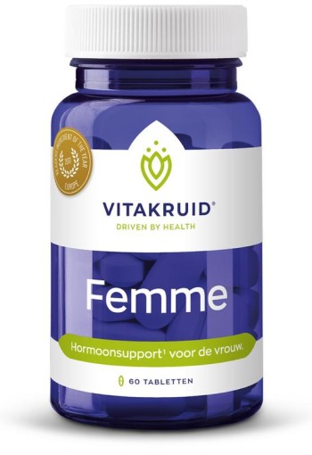 Vitakruid Femme hormoonsupport voor de vrouw (60 Tabletten)