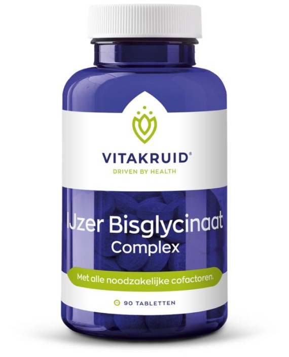 Vitakruid IJzer bisglycinaat 28 mg complex 90 Tabletten