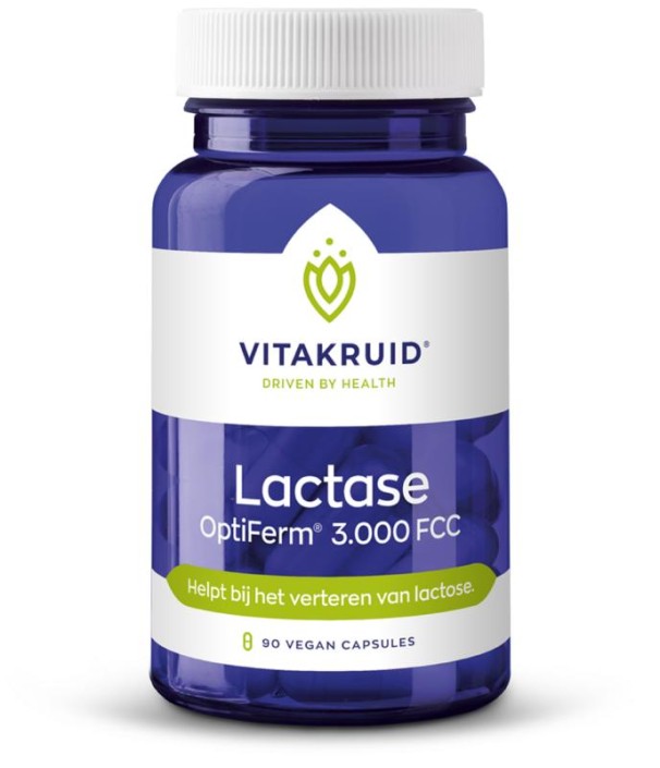 Vitakruid Lactase optiferm 3000 FCC (90 Vegetarische capsules)