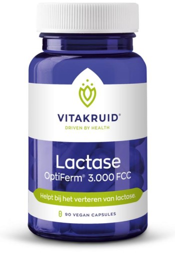 Vitakruid Lactase optiferm 3000 FCC (90 Vegetarische capsules)