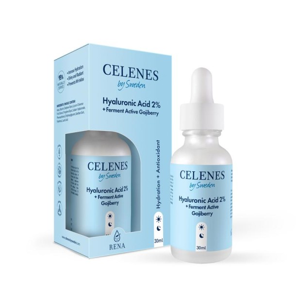 Celenes Serum hyaluronic acid + fermented active gojiberry (30 Milliliter)