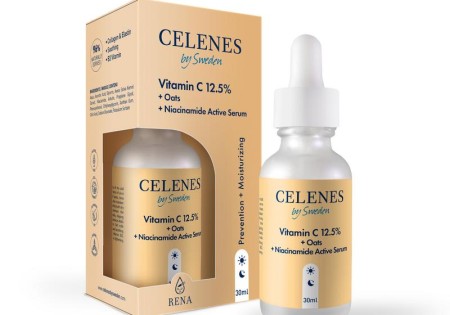 Celenes Active serum vitamin C 12,5% + oats + niacinamide (30 Milliliter)