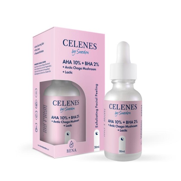 Celenes Facial peeling AHA 8% + BHA 2% + lactic + arctc ch (30 Milliliter)