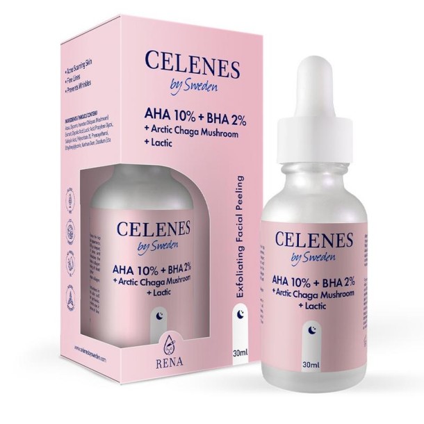 Celenes Facial peeling AHA 8% + BHA 2% + lactic + arctc ch (30 Milliliter)
