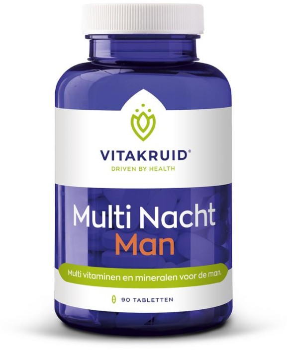 Vitakruid Multi Nacht Man 100% Vegan (90 Tabletten)