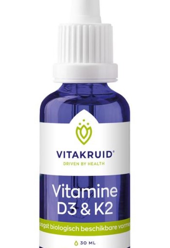 Vitakruid Vitamine D3 & K2 (30 Milliliter)