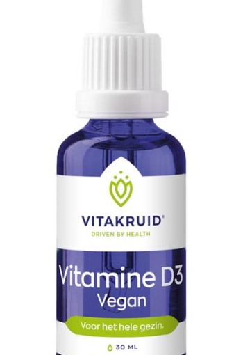 Vitakruid Vitamine D3 vegan druppels (30 Milliliter)